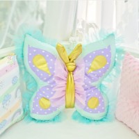 Выкройка подушки-игрушки в форме бабочки
