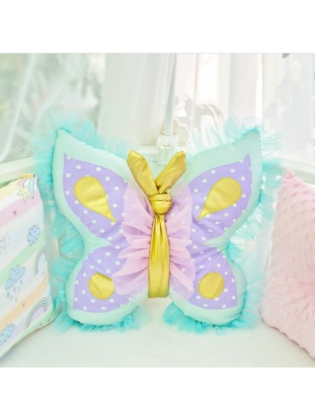 Выкройка подушки-игрушки в форме бабочки